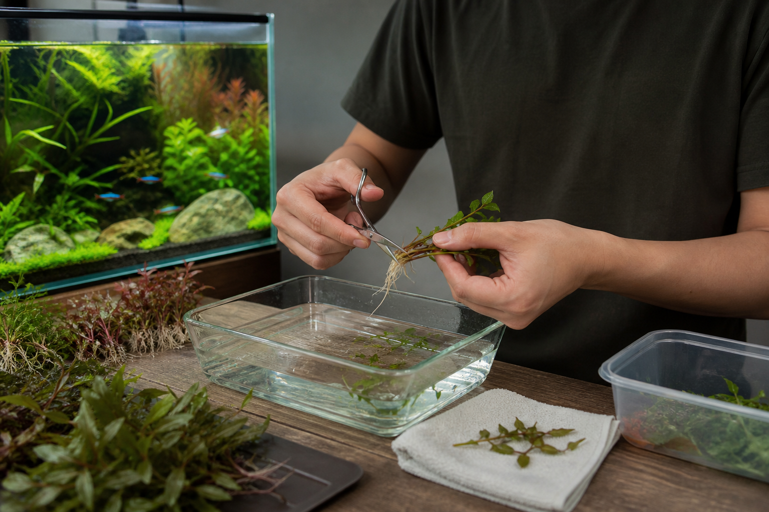 水草转水与入缸驯化指南